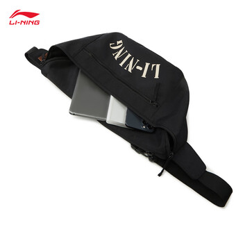 李宁腰包男女同款简约轻便潮流百搭单肩包ABLU093