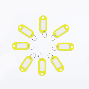 得印钥匙牌标签牌钥匙管理单面塑料钥匙牌3227汽车钥匙牌钥匙圈办公用品黄色50个/盒 得印钥匙牌标签牌钥匙管理单面塑料钥匙牌3227汽车钥匙牌钥匙圈办公用品黄色50个/盒