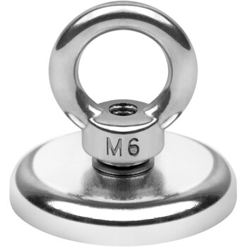 DSB(迪士比)强磁吸铁石磁铁强力打捞专用圆形吸铁石钕铁硼吊环吸盘河道户外打捞神器直径42mm 1个装 DSB(迪士比)强磁吸铁石磁铁强力打捞专用圆形吸铁石钕铁硼吊环吸盘河道户外打捞神器直径42mm 1个装