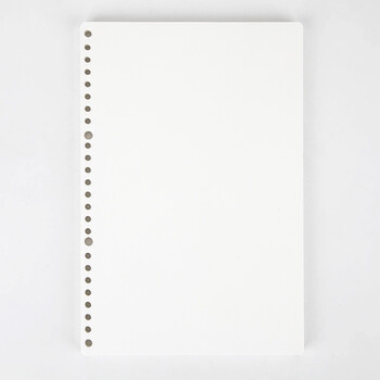 Nakabayashi仲林（Nakabayashi）B5/100张 活页本内芯笔记本子替芯 26孔通用活页纸 空白内页 LL-B504W