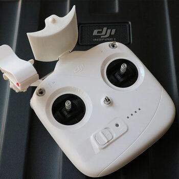 dji精灵3标准版遥控器天线增强板增程抛物面信号增强器 打印版