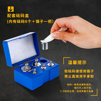 六鑫 托盘天平 砝码 200g 0.2g精度 游码 初中物理实验 教学实验器材 高精度 小学生教具