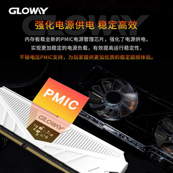 光威(Gloway)16GB DDR5 5200 台式机内存条 天策 马甲条 精选颗粒 CL40 皓月白 AI电脑配件升级 光威(Gloway)16GB DDR5 5200 台式机内存条 天策 马甲条 精选颗粒 CL40 皓月白 AI电脑配件升级