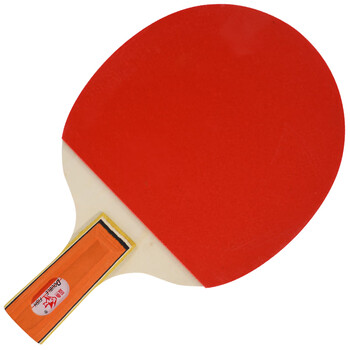 双鱼（DOUBLE FISH）乒乓球拍初学者训练高弹耐打成人学生乒乓拍026A直拍双拍 附3只球