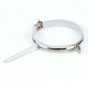 惠利得落水管卡扣卡箍抱箍支架吊码pvc排管卡支架墙卡管管卡 套皮镀锌