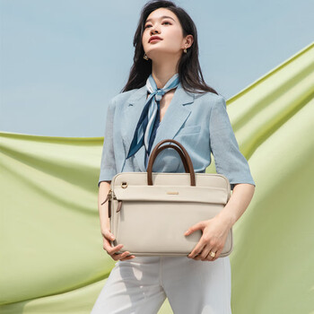 高尔夫（GOLF）手提电脑包女公文包13.3/14英寸笔记本包苹果单肩斜挎包商务出差
