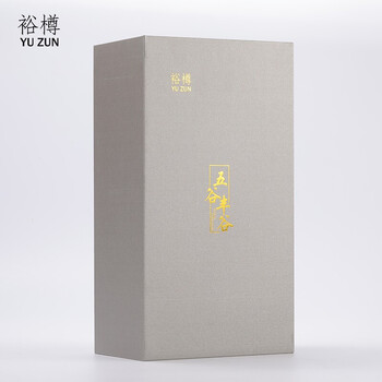 裕樽 （YUZUN） .玻璃杯 五谷丰登透明双层隔热茶杯 礼盒装304茶仓厚底玻璃水杯 商务礼品茶水杯300ml 