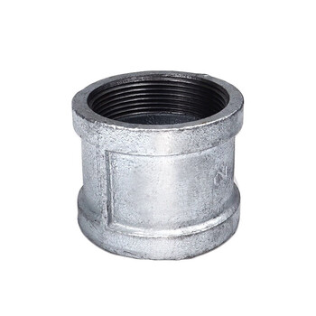 汉域 镀锌内丝直接 镀锌管件玛钢管件直通镀锌管古消防水暖管件 dn32