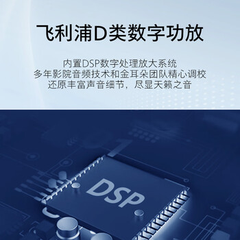 飞利浦（PHILIPS）回音壁Soundbar TAB5009/93 2.0环绕立体声 电视机音响 家庭影院音箱 蓝牙条形音响