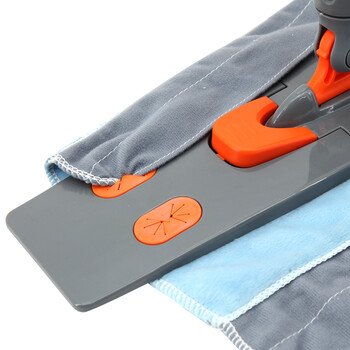 伊司达平板拖把45cm铝合金杆1.29cm共2布家用平地拖吸水可夹布拖布墩布 伊司达平板拖把45cm铝合金杆1.29cm共2布家用平地拖吸水可夹布拖布墩布