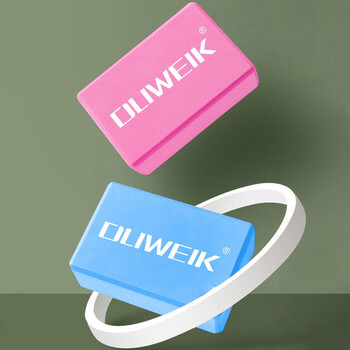 杜威克 瑜伽砖高密度EVA瑜伽初学舞蹈练功辅助用品泡沫砖 蓝色