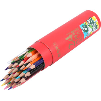 晨光(M&G)文具24色水溶性彩色铅笔学生美术填色含画笔红筒装AWP36810儿童女孩手工生日礼物热门商品 晨光(M&G)文具24色水溶性彩色铅笔学生美术填色含画笔红筒装AWP36810儿童女孩手工生日礼物热门商品