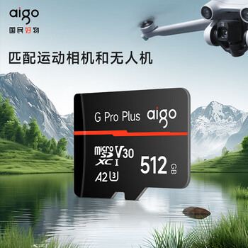 爱国者(aigo)512GB TF(MicroSD)存储卡G PRO A2 V30兼容行车记录仪无人机运动相机 国产长江TLC颗粒读速180MB/s 爱国者(aigo)512GB TF(MicroSD)存储卡G PRO A2 V30兼容行车记录仪无人机运动相机 国产长江TLC颗粒读速180MB/s