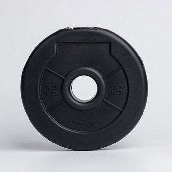 宝迈素baomaisu杠铃片环保哑铃杠铃片手抓孔杠铃片莱美杠铃片水泥铃片