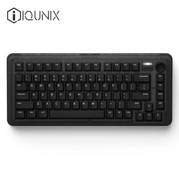 IQUNIX ZX75黑武士 机械键盘 三模热插拔客制化键盘 无线蓝牙游戏键盘 81键电脑键盘 TTC金粉轴RGB版899.00元