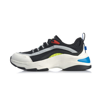 李宁lining休闲鞋男极光风行男子经典休闲鞋时尚运动慢跑鞋agcq043