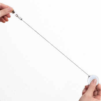 优和（UHOO）透明易拉扣伸缩扣证件卡套 工作牌胸卡夹扣 白色 12个/盒 6706