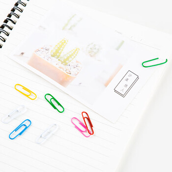 广博(GuangBo)160枚29mm彩色回形针3#彩色金属曲别针1筒装ZD5341