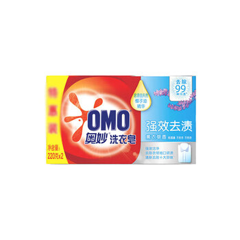 奥妙（OMO）自然工坊白桃洗衣凝珠400G+除螨洗衣液400G*6+去渍洗衣皂2×220g