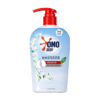 奥妙（OMO）酵素手洗羊毛洗衣液520G 丝毛专用  温和去除污渍 淡雅茉莉香