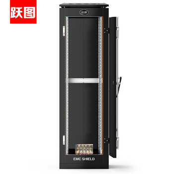 跃图电磁屏蔽机柜国保测C级认证保密消音降噪防电磁干扰防信息泄漏ACE.7042-C2.2米42U700*1000*2200