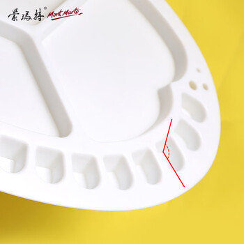 蒙玛特(Mont Marte)颜料调色盘34*25cm 绘画调色板美术学生画画用颜料盘 光滑易清洗塑料椭圆绘画盒MCG0008CN 速写 马克笔绘画 蒙玛特(Mont Marte)颜料调色盘34*25cm 绘画调色板美术学生画画用颜料盘 光滑易清洗塑料椭圆绘画盒MCG0008CN 速写 马克笔绘画
