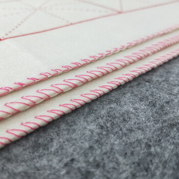 芬尚fs-wf-gd027 文房四宝加厚16印格书画毛毡50*50（中号）学生毛笔书法课堂课桌铺垫用