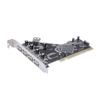魔羯(MOGE)PCI转5口USB2.0扩展卡 MC1010 台式电脑主机后置5口USB2.0转接卡 厂家配送