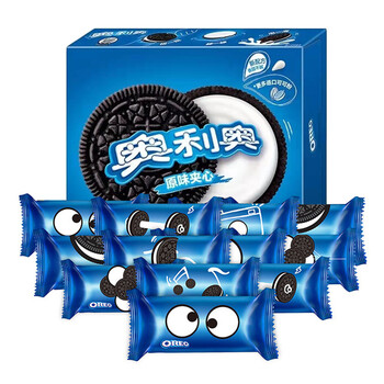 奥利奥夹心饼干696g盒原味巧克力味实惠装年货零食礼盒独立小包装