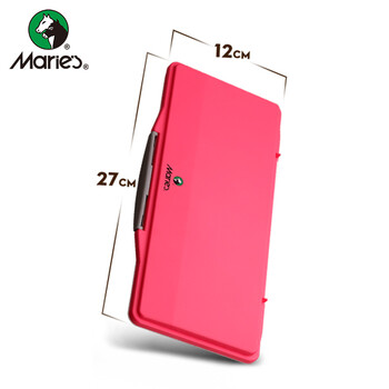 马利(Marie's)保湿型21格调色盒 学生考试专业美术绘画画画调色盘 水粉水彩丙烯油画调色板调色盒 H028 速写 马克笔绘画