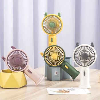 定制logo创意迷你充电小风扇可爱卡通儿童学生阅读 sq327电动风扇e款