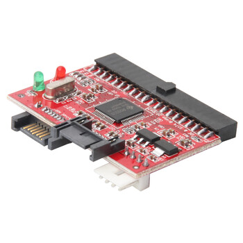 魔羯 MOGE MC3152 IDE--SATA2.0互转扩展卡卡3.5硬盘、刻录机光驱 IDE、SATA双向转接卡 魔羯 MOGE MC3152 IDE--SATA2.0互转扩展卡卡3.5硬盘、刻录机光驱 IDE、SATA双向转接卡