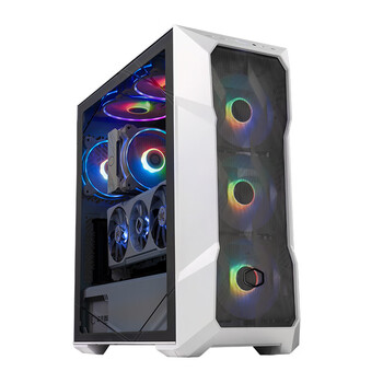 酷冷至尊（CoolerMaster）TD500MESHV2白 EATX电脑中塔机箱 冲孔前面板/钢玻侧板/双360水冷位/配3ARGB风扇
