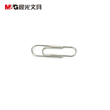 晨光（M&G） ABS91613回形针曲别针金属镀镍办公回形针 100枚/盒 10盒装