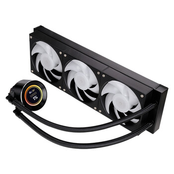 先马（SAMA）XW360D（标配风扇）一体式机箱水冷散热器黑色 自定义IPS屏/ARGB幻彩风扇/高性能冷排/漏液赔付