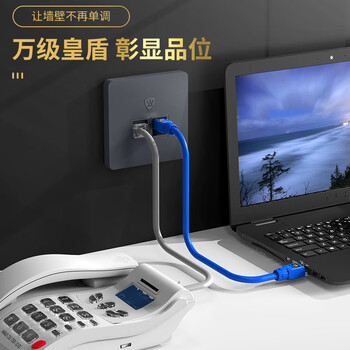 万级 六类网络面板 千兆网线插座二位双口 86型网络+电话家装宽带墙壁装修面板 1-145075灰 万级 六类网络面板 千兆网线插座二位双口 86型网络+电话家装宽带墙壁装修面板 1-145075灰