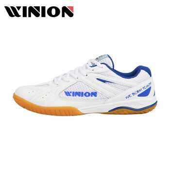 莹恋WINION严选乒乓球鞋男款女款 牛筋底防滑乒乓球运动鞋 精进白蓝42 莹恋WINION严选乒乓球鞋男款女款 牛筋底防滑乒乓球运动鞋 精进白蓝42