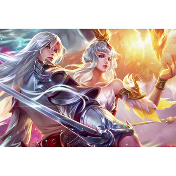 王者荣耀宝刘邦周瑜貂蝉拼图msy 【1000片分区送大图】 王昭君 李白