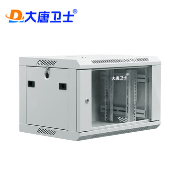 大唐卫士T3-5006壁挂式墙柜网络机柜 监控机柜6U交换机小机柜 19英寸标准加厚小型壁挂机柜0.35米 大唐卫士T3-5006壁挂式墙柜网络机柜 监控机柜6U交换机小机柜 19英寸标准加厚小型壁挂机柜0.35米