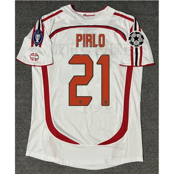 版22号卡卡客场足球服套装因扎吉 短-袖-上衣【21号皮尔洛】带臂章 m