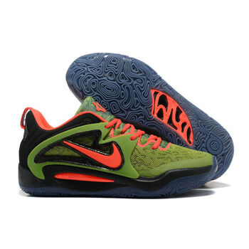 linikerb【plus甄选店】纯原杜兰特kd5代篮球鞋白灰荧光黄蓝紫绿桔红