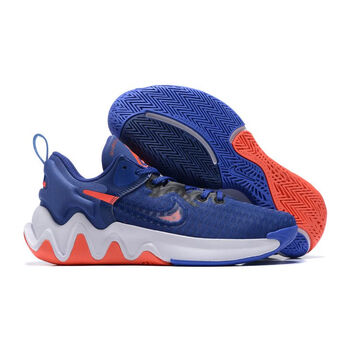 哥支线团队缓震实战欧文7篮球鞋男子气垫nba全明星耐磨运动鞋 蓝色