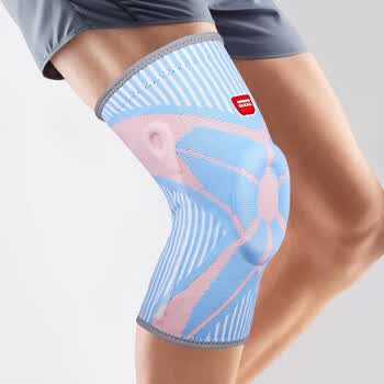 GINGPAI SPORT运动护膝女跑步女士关节损伤保暖篮球跳绳半月板保护套男膝盖专业  粉色S码