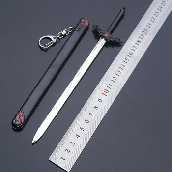 屠龙记周边明教张无忌屠龙刀倚天剑谢逊模型玩具刀剑钥匙扣 薛洋剑 带