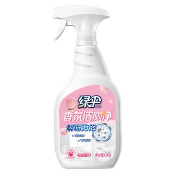 绿伞蜜桃香氛马桶瓷砖清洁剂洁厕灵 杀菌率99.9% 600g*2瓶