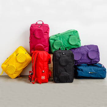 乐高(LEGO)学生书包儿童双肩包休闲背包成人轻便户外多彩生日礼物轻黄20204 乐高(LEGO)学生书包儿童双肩包休闲背包成人轻便户外多彩生日礼物轻黄20204