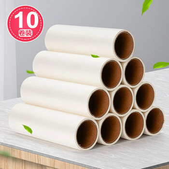 妙然粘毛器替换纸10cm10卷500撕可撕式沾毛除尘滚筒替换芯(不含柄) 妙然粘毛器替换纸10cm10卷500撕可撕式沾毛除尘滚筒替换芯(不含柄)
