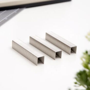 得力(deli)0213不锈钢厚层订书钉/订书针办公通用23/13(1000枚/盒)5盒装