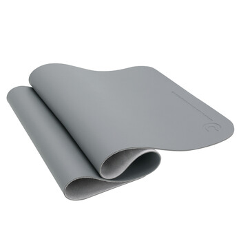 镭拓（Rantopad）S5 鼠标垫超大号 皮质皮革防水桌垫笔记本电脑办公鼠标垫 PU防滑键盘垫 灰色