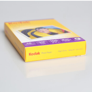 KODAK柯达 4R/6英寸 180g高光面照片纸/喷墨打印相片纸/相纸 100张装 5740-306